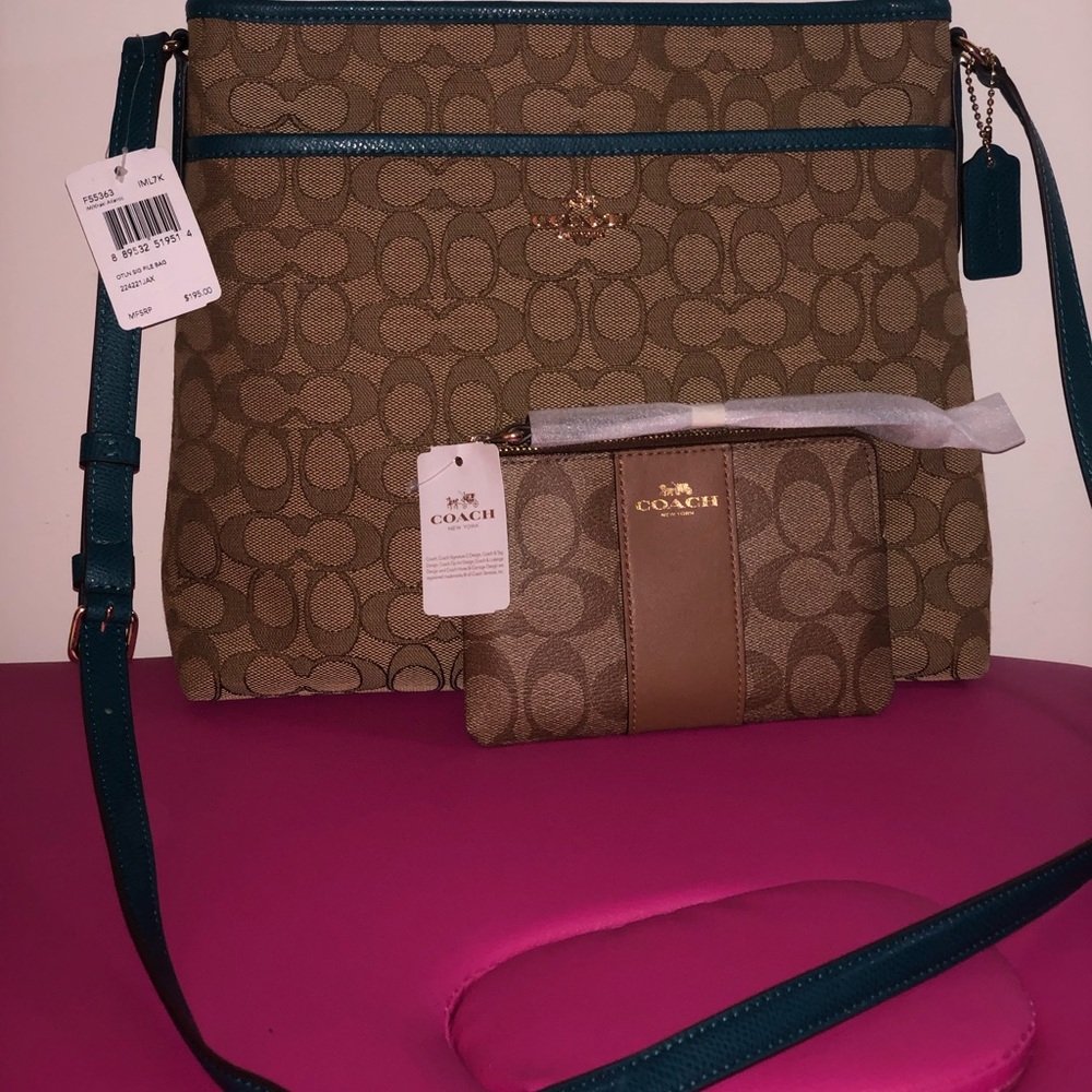 Coach Crossbody bag & Wristlet